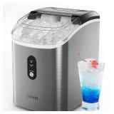 Nugget Ice Maker Countertop - Silonn Pebble Ice Ma