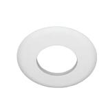 6 in. White Recessed R30 Open Trim with Socket Bra