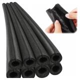 Amylove 8 Pcs 3.3 Feet Foam Pipe Insulation Foam T