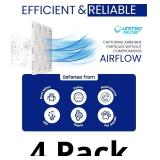 20x25x1 Pleated MERV 10 Furnace Filter   (Actual S