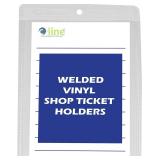 C-Line Vinyl Shop Ticket Holders, Both Sides Clear