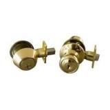 Terrace Polished Brass Entry Door Knob and Single