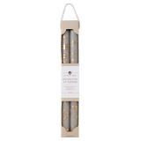 Premium Decorative Tapers - 12' 2PK - Stone w/Gold
