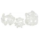 Deco 79 Glass Knot Decorative Sculpture Knotted Ba