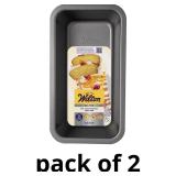 6086363 8 x 4 in. Silver & Black Loaf Pan - Pack o