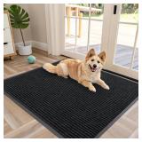 OLANLY Front Door Mat Indoor Outdoor Entrance, Wat
