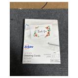 Avery Dennison 3265 Half-Fold Greeting Cards - Mat