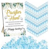 Thyle 51 Pcs Greenery Theme Pacifier Hunt Baby Sho