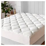 Novilla Twin Soft Mattress Topper with Faux Fur Su