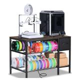 3D Printer Table with Filaments Storage - 3D Print