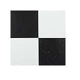 Nexus Black & White 12X12 Self Adhesive Vinyl Floo