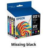 EPSON 212 Claria Ink High Capacity Black & Standar