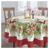 Elrene Home Fashions Holly Traditions Tablecloths