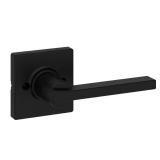 Casey Matte Black Dummy Door Lever Featuring Micro