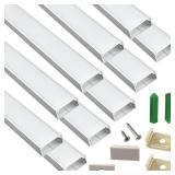 LED Strip U Channel Diffuser 10-Pack 3.28FT,17.8X8