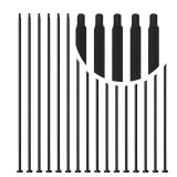 15 Pack Balusters for Staircase, 1/2' x 44' Wrough
