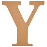 Plaid Unfinished Wood Letter, 8' Wooden Surface Pe