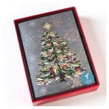 Boxed Christmas Cards Sonata Pastel Christmas Tree