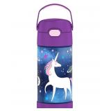 Thermos Funtainer 12 oz. Water Bottle - Blue - No