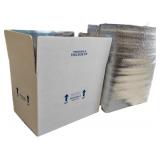 double insulated courier box with aluminum foil pl