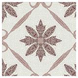 FloorPops Jamila Burgundy Peel and Stick Floor Til