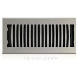 Decor Grates LAH410-NKL Louvered Floor Register, 4
