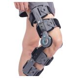 Komzer Hinged Knee Brace Post, Op ROM Immobilizer