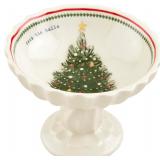 Mud Pie Vintage Christmas Candy Dish, 4 1/2' x 5 1