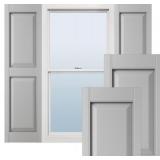 14 3/4'W x 55'H Lifetime Vinyl, Standard Two Equal