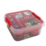 Simplify Medium Red Tote with Standard Snap Lid