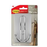 X-Large Satin Nickel Triple Hook