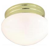 Nuvo Lighting SF77/059 Small Polished Brass Mushro