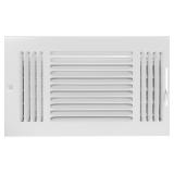 EZ-FLO 61615 Three-Way Sidewall/Ceiling Register,