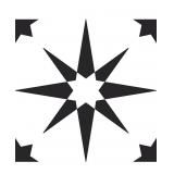 Floorpops Altair Peel Stick Floor Tiles - Black -