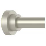 Brushed Nickel Shower Curtain Rod Adjustable 43-78