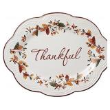 Pfaltzgraff Autumn Berry Small Oval Platter, 10.5