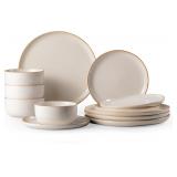 Dinnerware Sets for 4,Plates and Bowls Sets,Handma