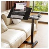 Hovadova Overbed Table with Wheels, Pneumatic Heig