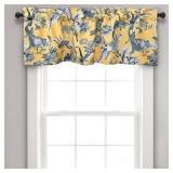 Lush D cor Dolores Light Filtering Valance Yellow