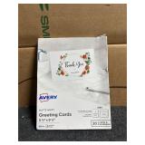Avery Dennison 3265 Half-Fold Greeting Cards - Mat