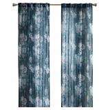 Madison Park Simone Floral Design Sheer Single Win