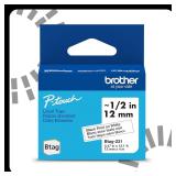 Brother p-Touch 12mm Label Maker Tape Genuine Btag