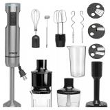 Handheld Immersion Blender Bundle, 1000W Powerful