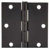 Amazon Basics Square Door Hinges, 3.5 Inch x 3.5 I