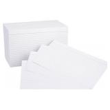 Amazon Basics Ruled Lined Index Note Cards, 500 Co