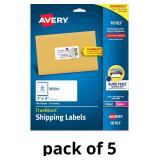 Avery Shipping Labels for Laser and Inkjet Printer