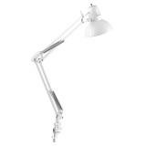 Architect 31.5 inch Glossy White Swing Arm Clamp-O