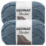 Bernat Blanket Stormy Green Yarn - 2 Pack of 300g/
