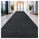 LuxUrux  Durable Rubber Door Mat - Heavy Duty, Ind