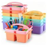12 Pack Classroom Caddy Storage Basket with Handle